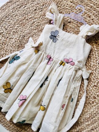Butterfly Embroided Frock