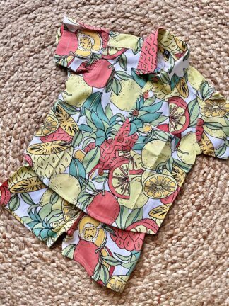 Fruit print coord set
