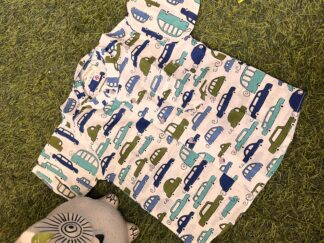 White car print pure cotton shirt